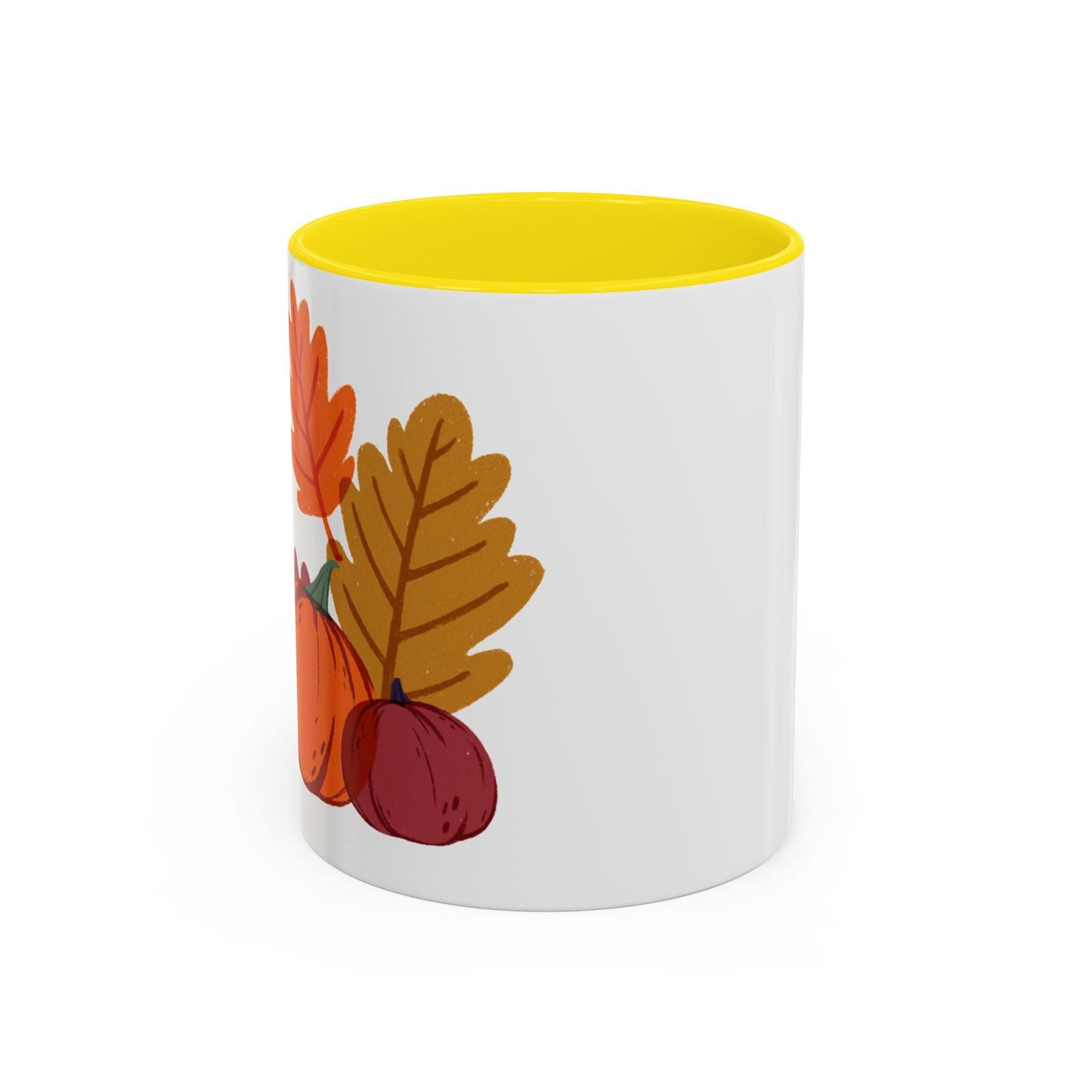 Autumn Vibes Accent Coffee Mug, Fall Decor Mug, Pumpkin Spice Mug, Thanksgiving Gift, Cozy Hot Beverage Mug, Seasonal Coffee Cup