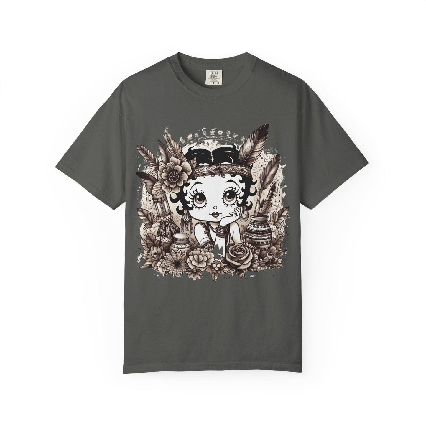 Boho Betty T-shirt - Vintage Inspired Tee, Cute Graphic Shirt, Casual Wear, Gift for Her, Trendy Summer Top