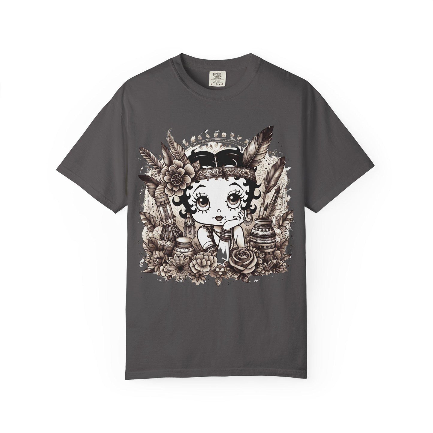 Boho Betty T-shirt - Vintage Inspired Tee, Cute Graphic Shirt, Casual Wear, Gift for Her, Trendy Summer Top