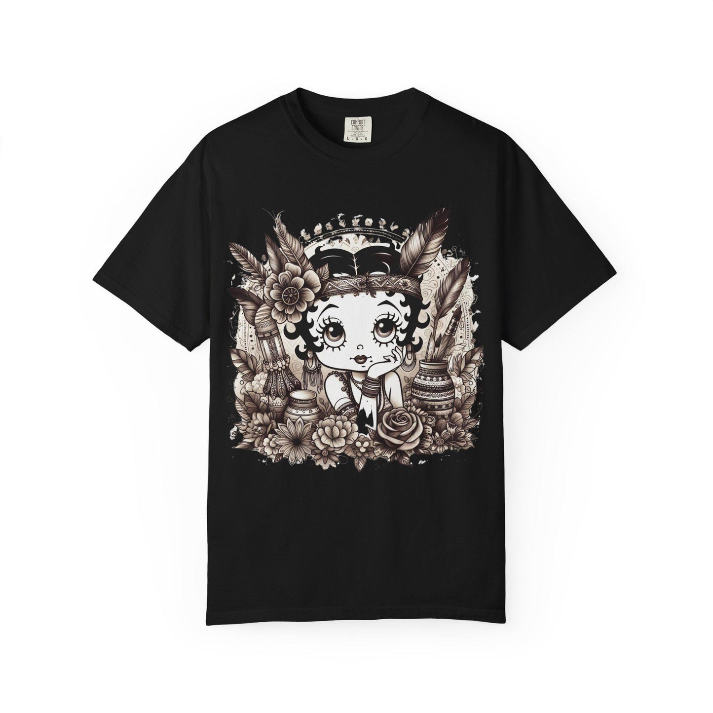 Boho Betty T-shirt - Vintage Inspired Tee, Cute Graphic Shirt, Casual Wear, Gift for Her, Trendy Summer Top