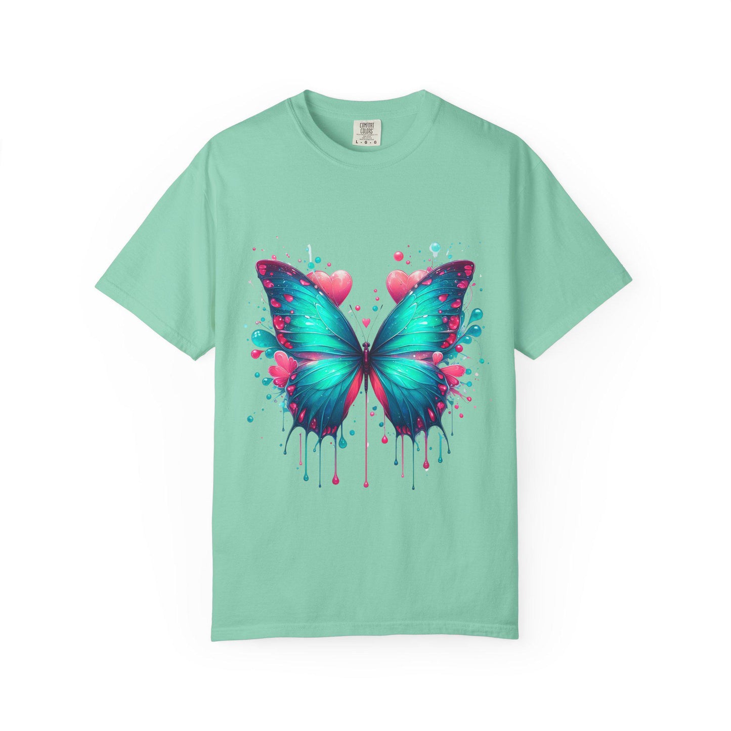 Colorful Butterfly Unisex T-shirt, Vibrant Graphic Tee, Gift for Nature Lovers, Summer Wear, Art-Inspired Clothing, Unique Style