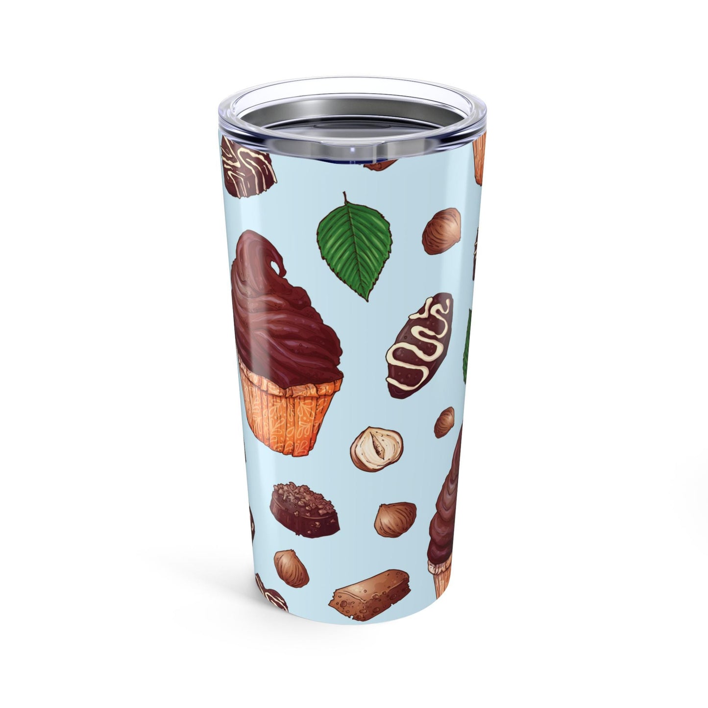 Chocolate Treats 20oz Tumbler - Sweet Gift for Dessert Lovers, Travel Mug, Cute Kitchen Decor, Birthday, Holiday, Summer