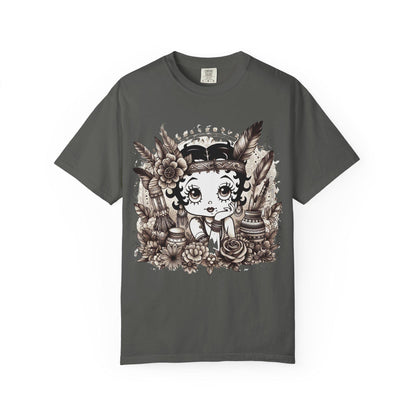 Boho Betty T-shirt - Vintage Inspired Tee, Cute Graphic Shirt, Casual Wear, Gift for Her, Trendy Summer Top