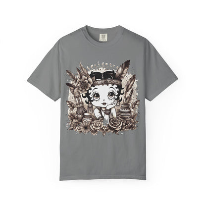Boho Betty T-shirt - Vintage Inspired Tee, Cute Graphic Shirt, Casual Wear, Gift for Her, Trendy Summer Top