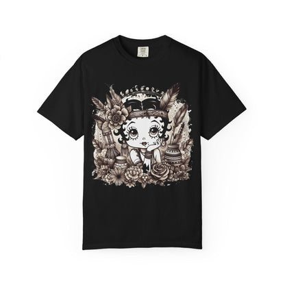 Boho Betty T-shirt - Vintage Inspired Tee, Cute Graphic Shirt, Casual Wear, Gift for Her, Trendy Summer Top