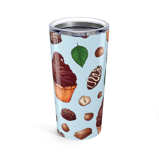 Chocolate Treats 20oz Tumbler - Sweet Gift for Dessert Lovers, Travel Mug, Cute Kitchen Decor, Birthday, Holiday, Summer