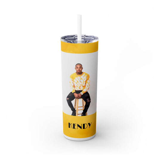 Custom Skinny Tumbler with Straw, Personalized Travel Mug, Unique Gift for Coffee Lovers, Birthday Party Supplies, Stylish Drinkware